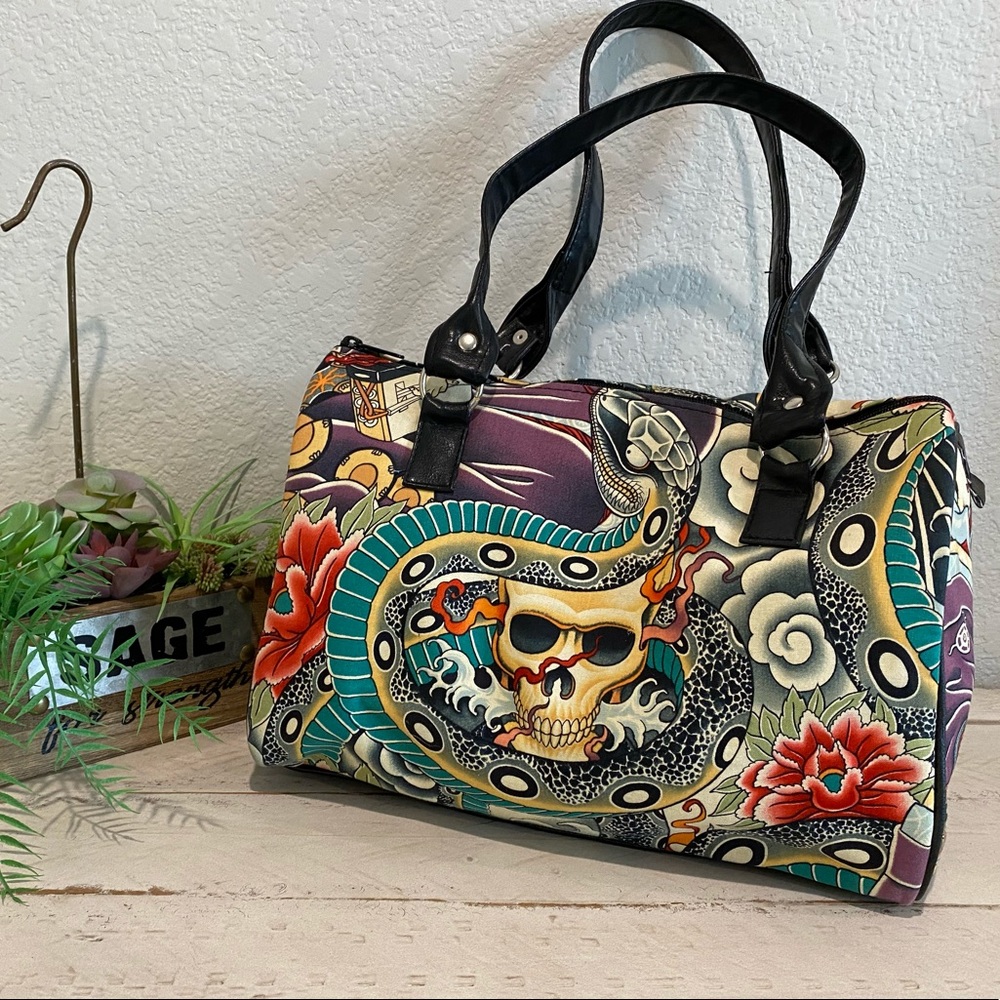 Tattoo art handbag